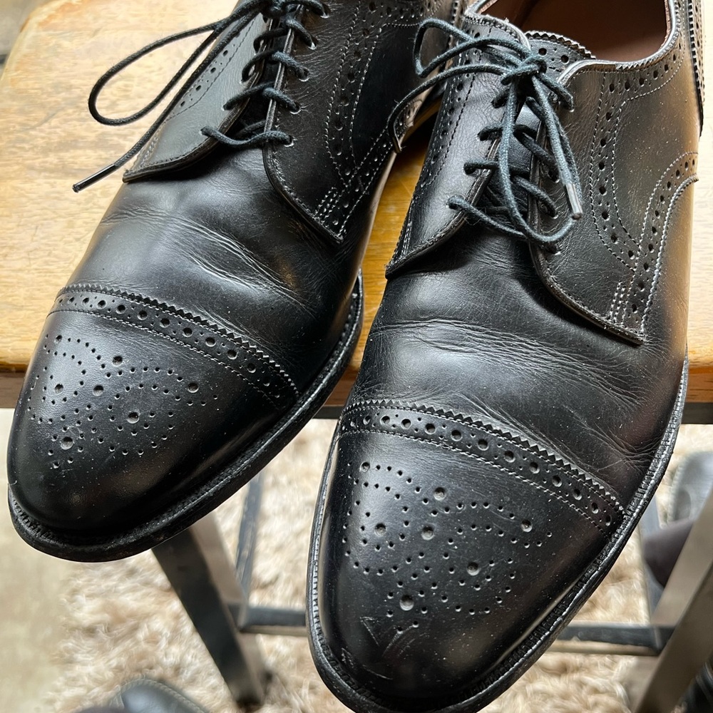 Allen Edmonds captoe designer oxfords 12A